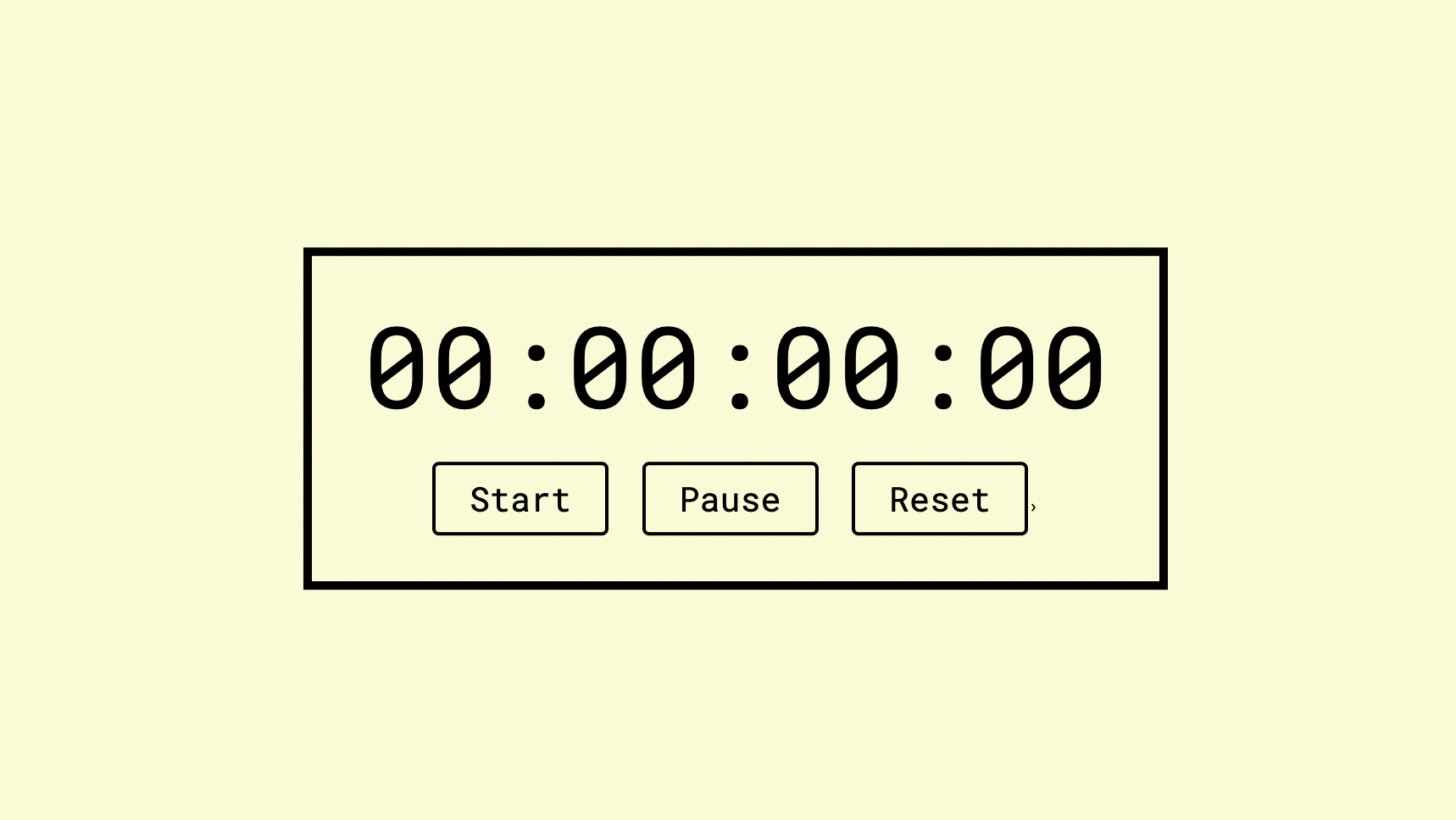 如何用JavaScript实现秒表计时器